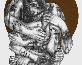 340x270 straight jacket art etsy - Straight Jacket Drawing