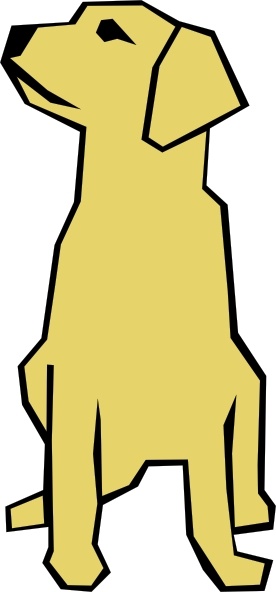 276x592 Dog Drawn With Straight Lines Clip Art Free Vector In Open - Straight Line Drawing