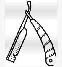 210x230 straight razor drawing posters redbubble - Straight Razor Drawing