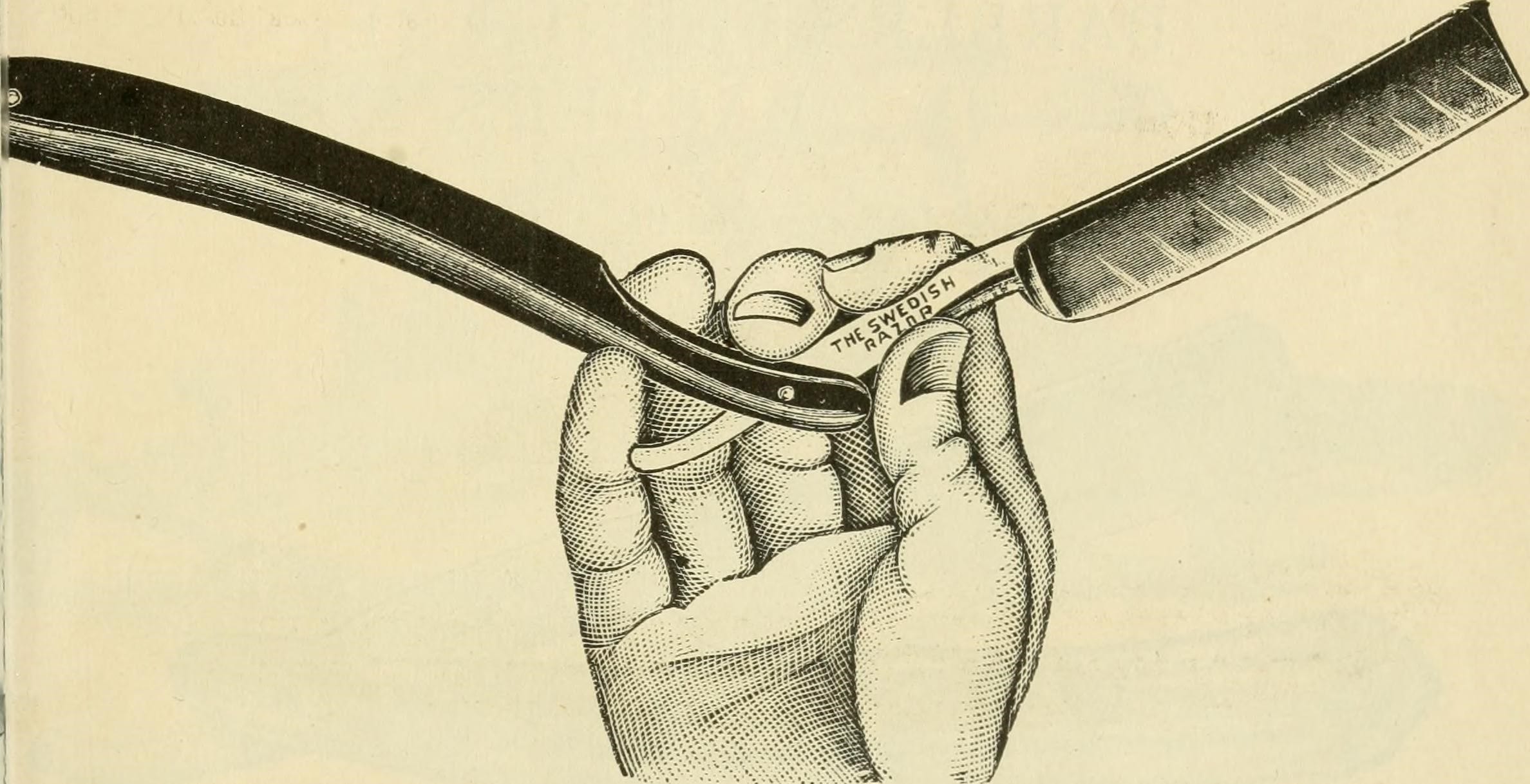 2376x1218 a guide to using a straight razor - Straight Razor Drawing
