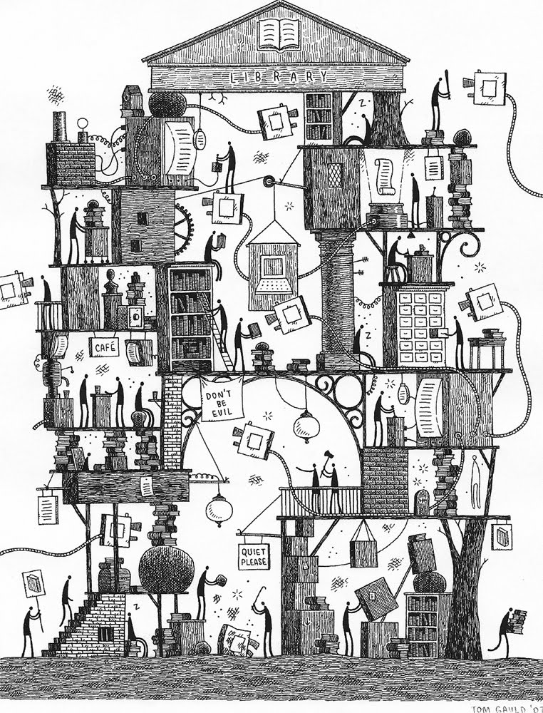 762x1000 strange windows draw buildings, build drawings - Strange Drawings