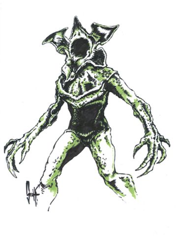 360x480 stranger things monster - Stranger Things Monster Drawing