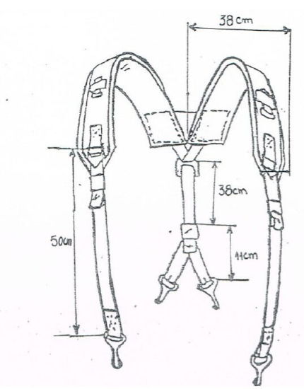 430x550 china ilot custom shoulder strap as per your drawing - Strap Drawing