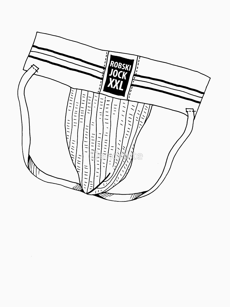 750x1000 Sports Jock Strap Women's Relaxed Fit T Shirt - Strap Drawing