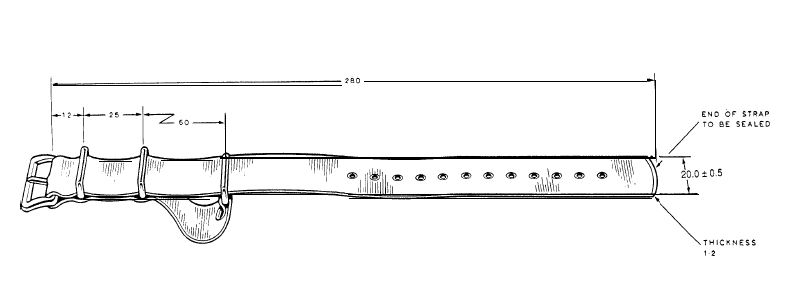 802x286 The Teeritz Agenda The Bond Nato Strap - Strap Drawing
