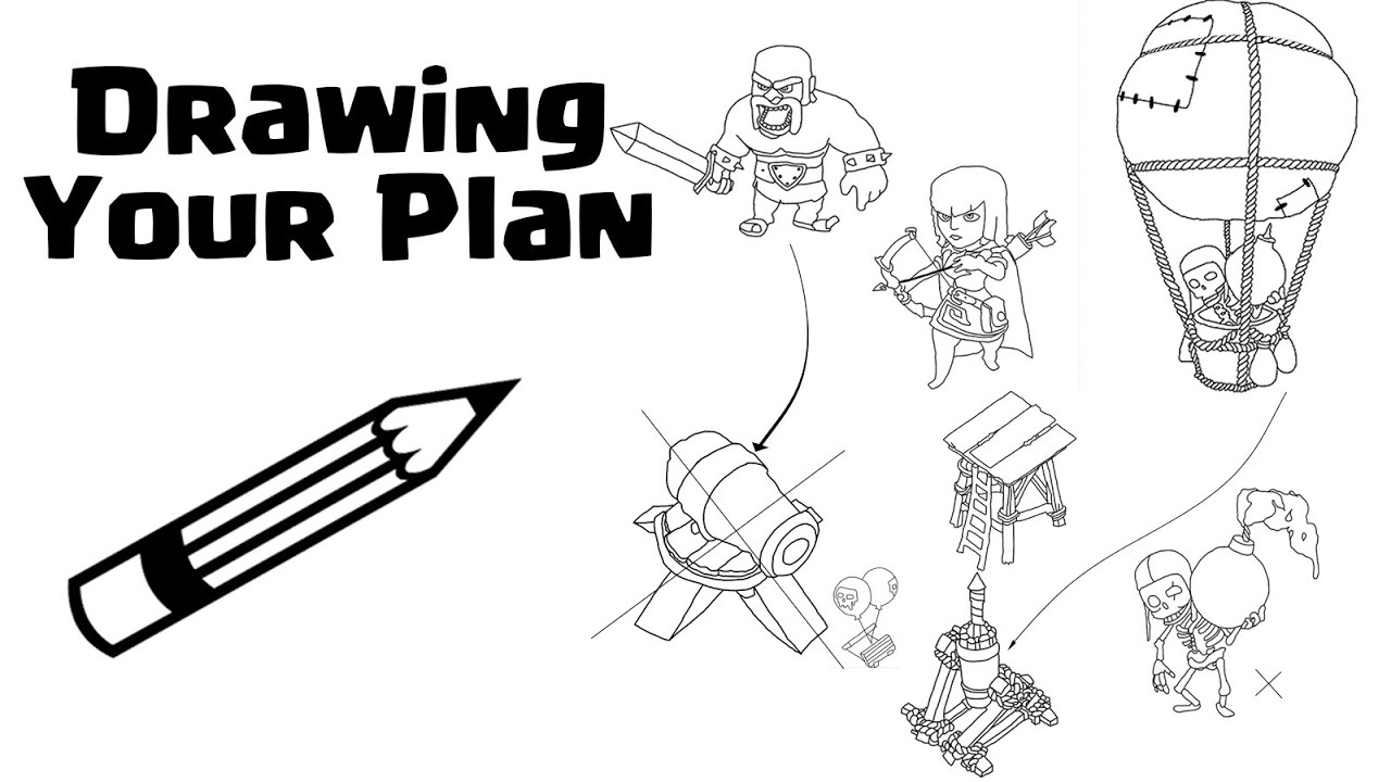 1280x720 attacking plan - Strategy Drawing