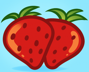 350x285 how to draw how to draw strawberries for kids - Strawberry Drawing