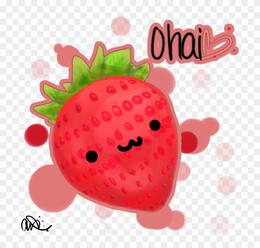 840x800 Drawn Pineapple Chibi - Strawberry Drawing Images