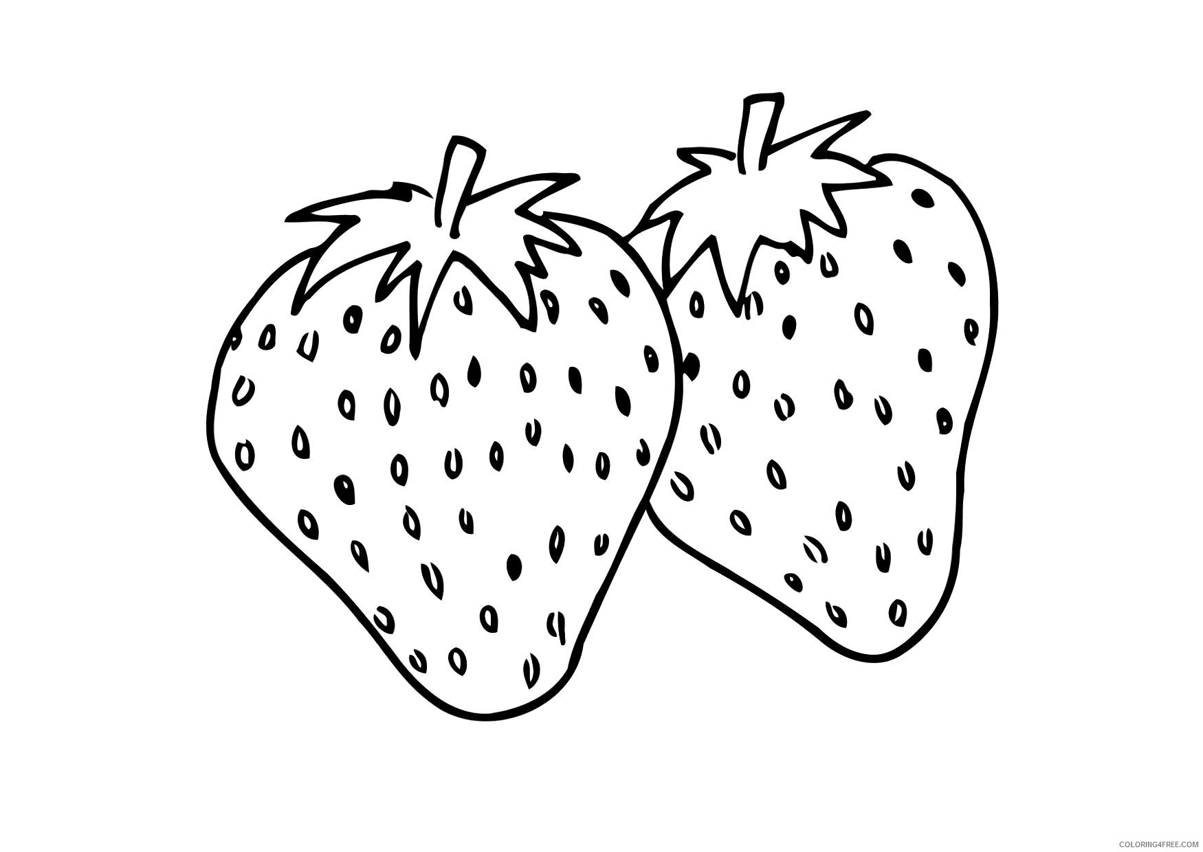 1750x1240 remarkable strawberry pictures to color guaranteed strawberries - Strawberry Drawing Images