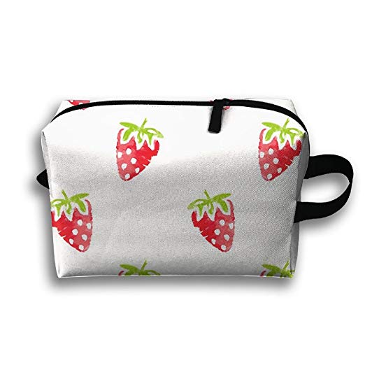 522x522 strawberry drawing cosmetic bags makeup organizer bag - Strawberry Drawing Images