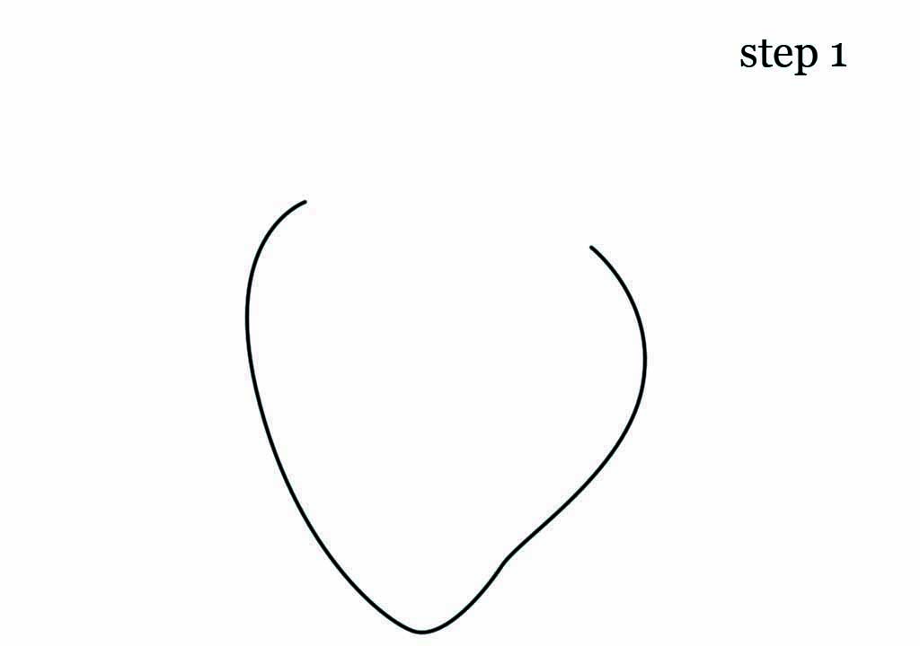 1024x720 How To Draw A Strawberry Drawing - Strawberry Outline Drawing