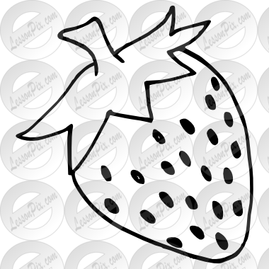 380x380 Strawberry Clipart Outline Great Free Clipart, Silhouette - Strawberry Outline Drawing