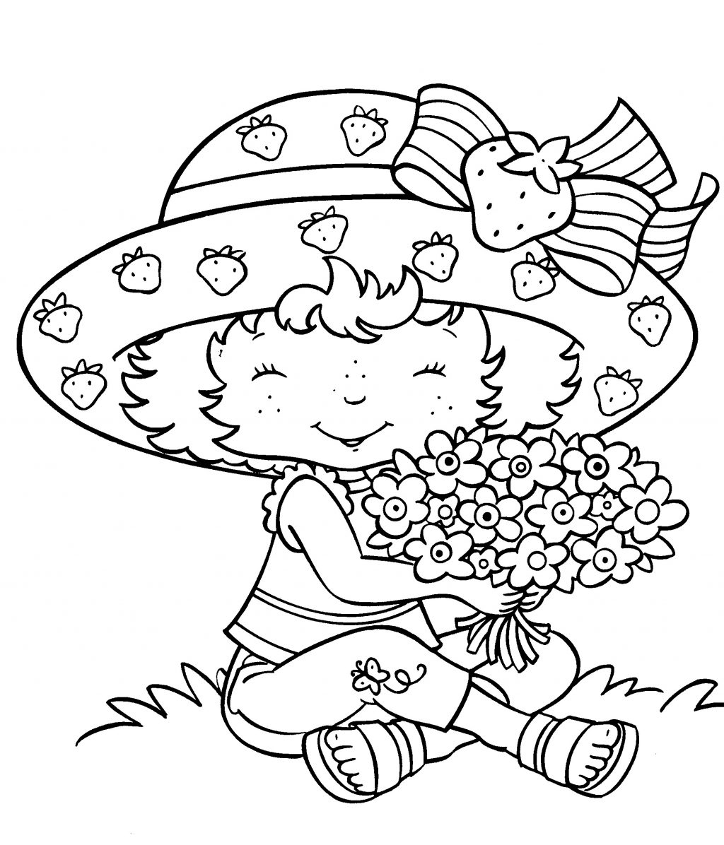 1024x1196 amazing design strawberry shortcake outline drawing at getdrawings - Strawberry Outline Drawing