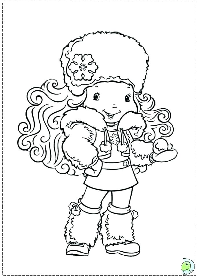 691x960 strawberry shortcake coloring - Strawberry Shortcake Drawing