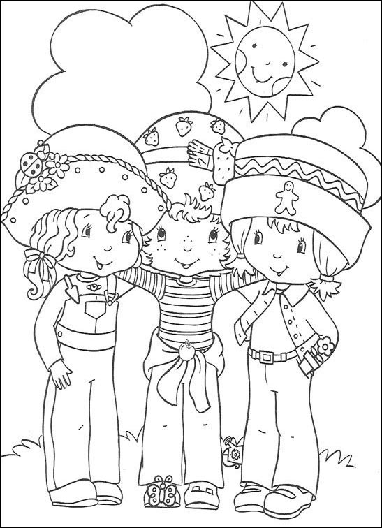 547x756 strawberry shortcake drawing - Strawberry Shortcake Drawing