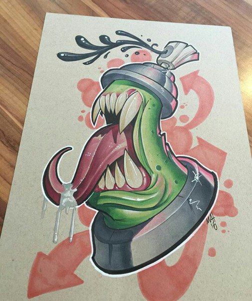 505x604 Graffiti Art In Graffiti Drawing - Street Art Drawings