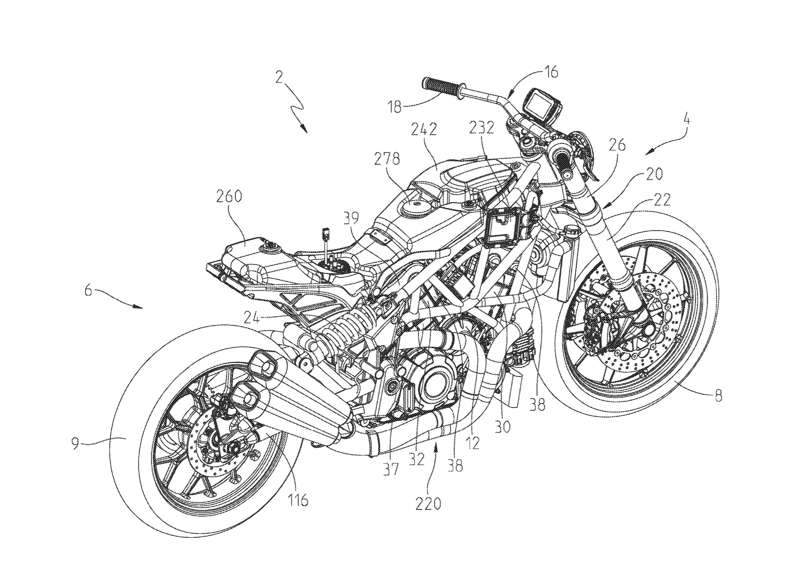 2784x2000 patent application shows off the indian street bike - Street Bike Drawing