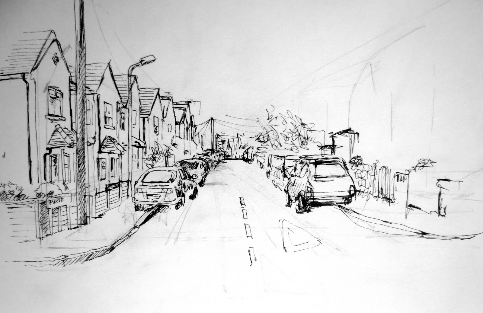 1600x1037 exploring illustration street perspective problems - Street Drawing