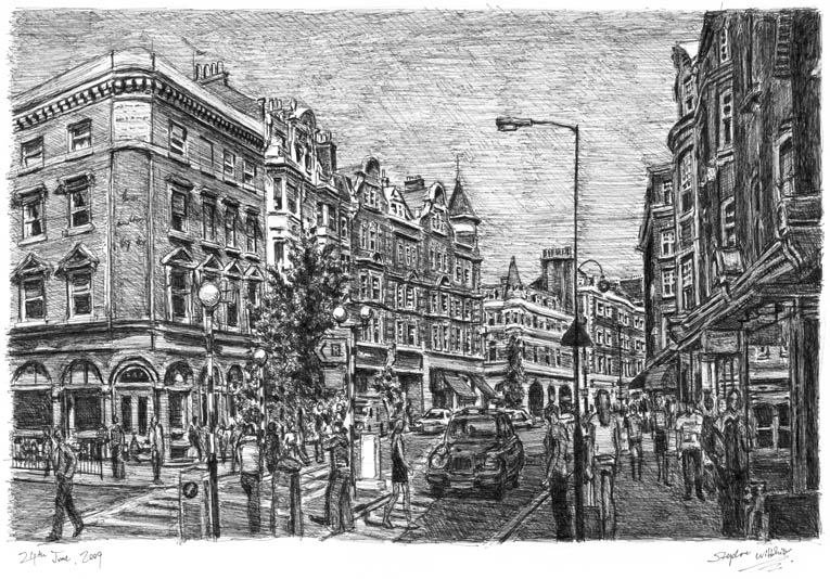 765x534 Marylebone High Street - Street Drawing