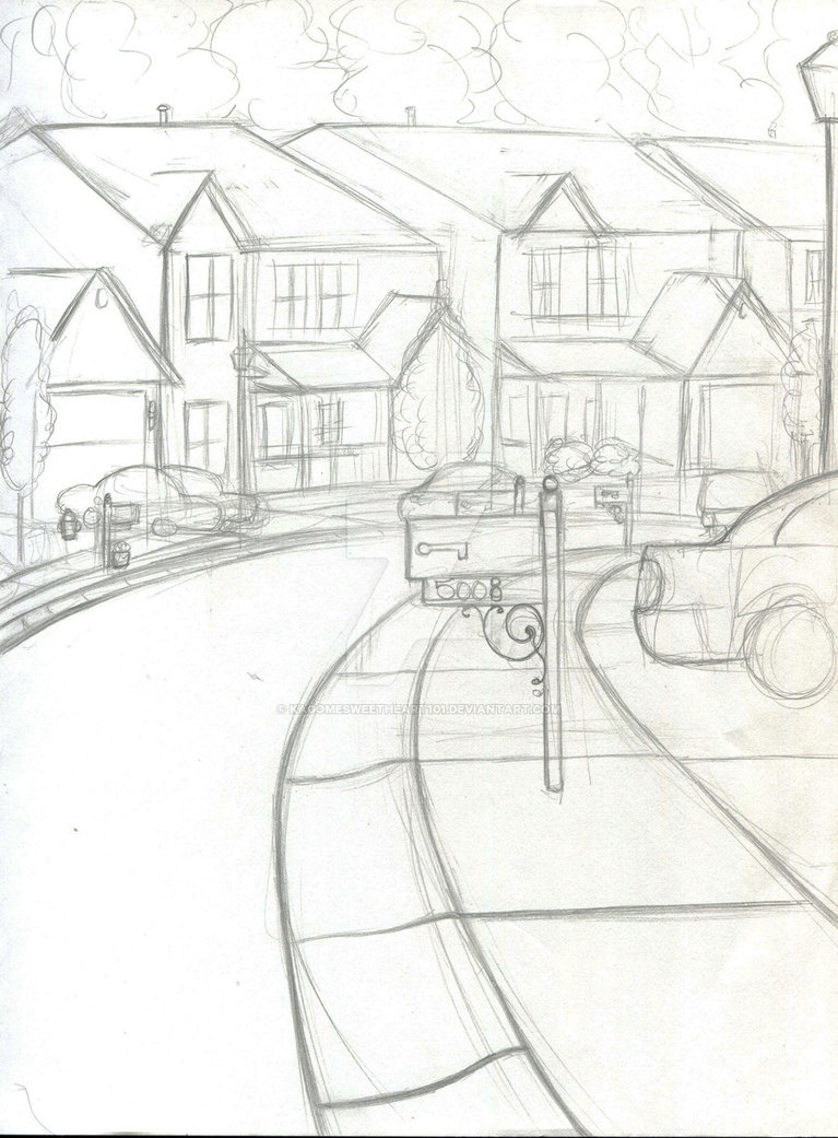 767x1041 Street Drawing Two - Street Drawing