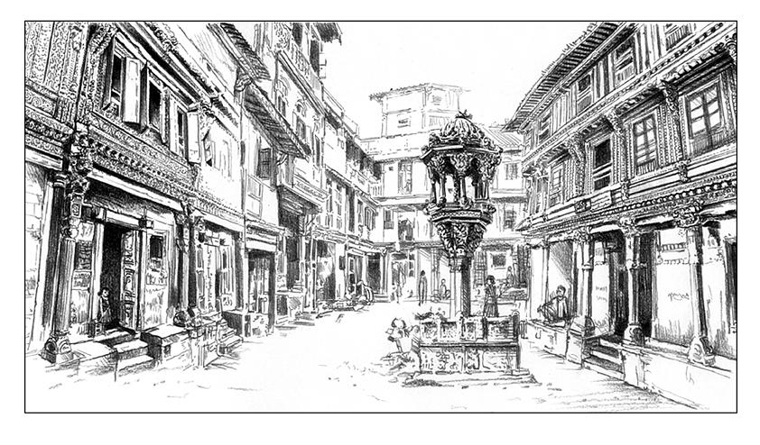 842x494 Street Drawing - Street Drawing