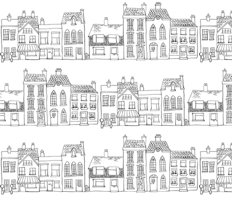 470x403 Down Our Street - Street Drawing