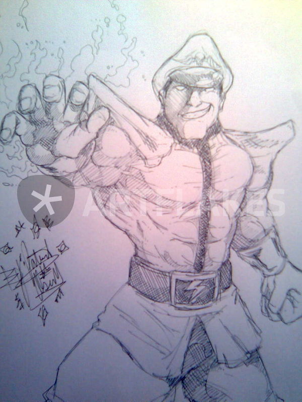 600x800 Street Fighters M Bison Drawing Art Prints And Posters - Street Fighter Drawing