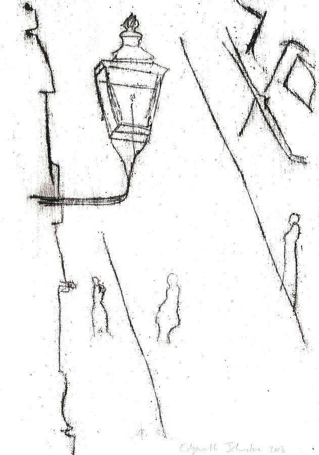 631x900 Old Victorian Street Lamp Drawing - Street Lamp Drawing