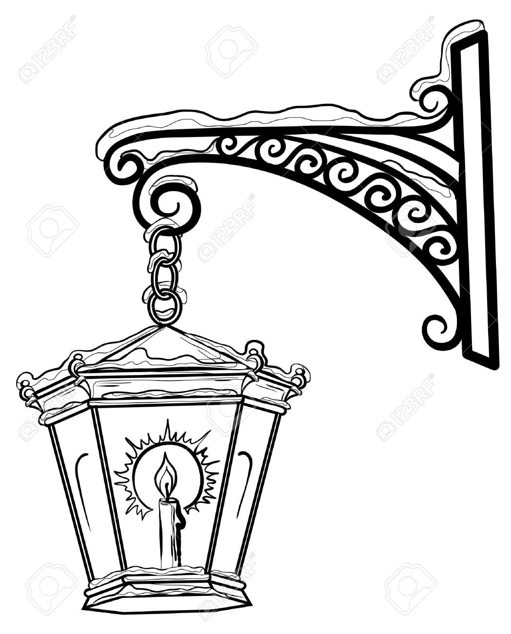 1048x1300 Street Lamp Stock Illustrations, Cliparts And Royalty Free Street - Street Lamp Drawing