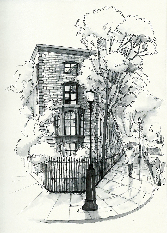 695x968 Street Lamp - Street Lamp Drawing