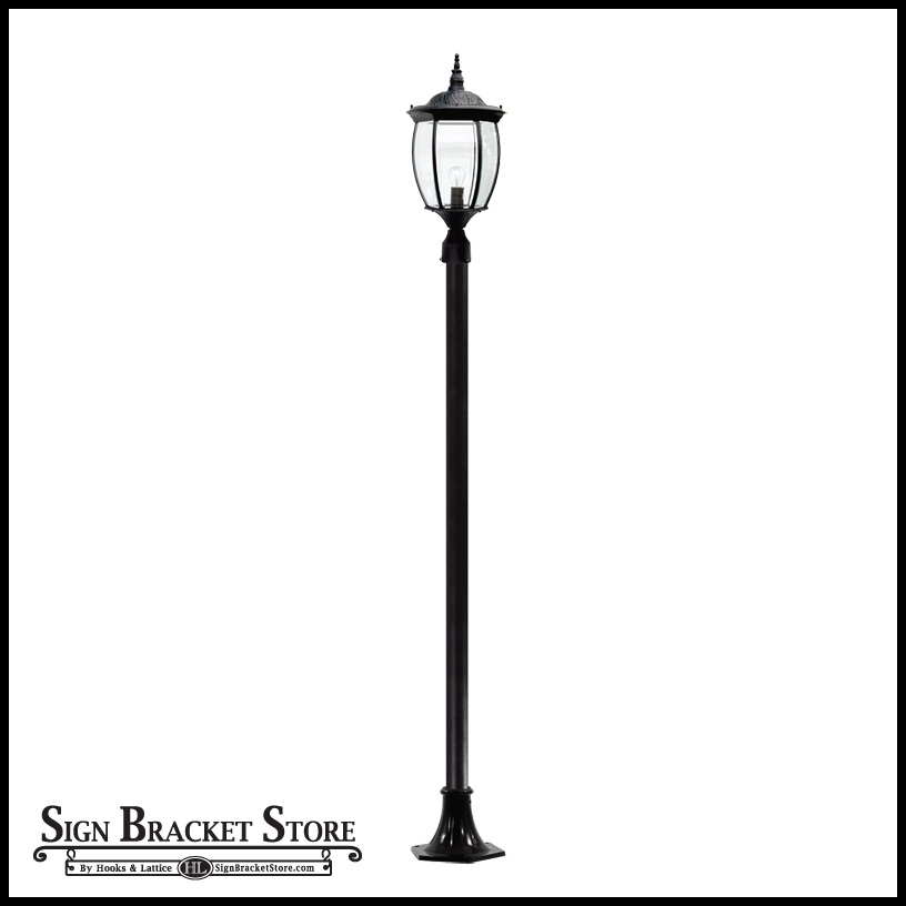 816x816 Victorian Outdoor Lamp Post, Neighborhood Lighting - Street Lamp Drawing