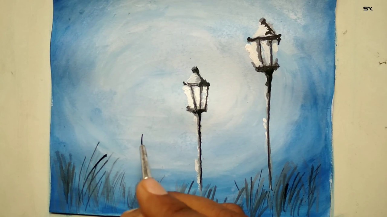 Street Light Drawing at PaintingValley.com | Explore collection of
