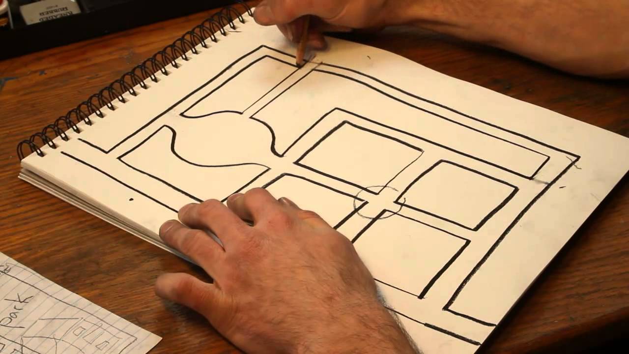 1280x720 How To Draw Street Maps - Street Map Drawing