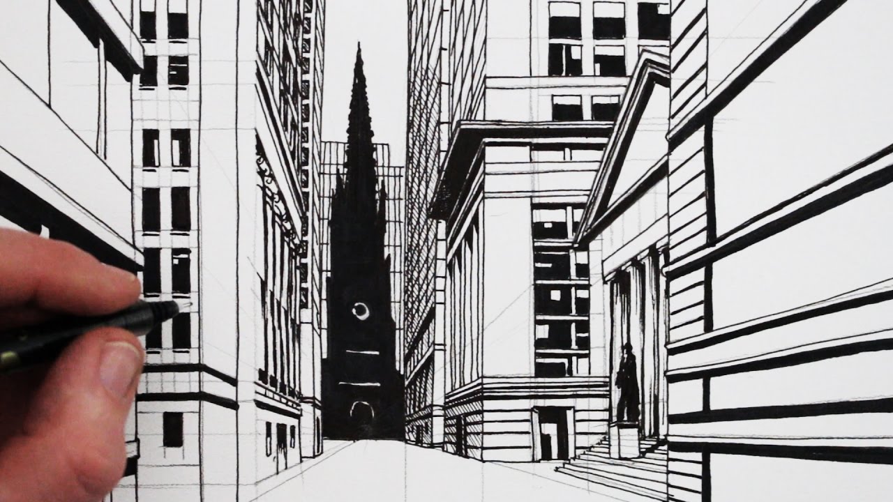 Street Perspective Drawing at Explore collection
