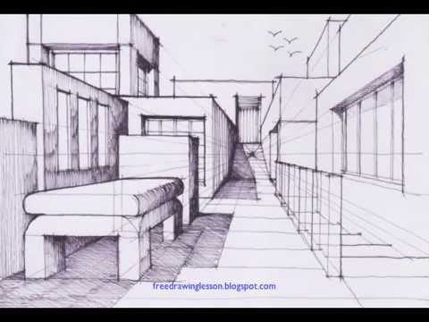 480x360 Draw A Street In One Point Perspective - Street Perspective Drawing