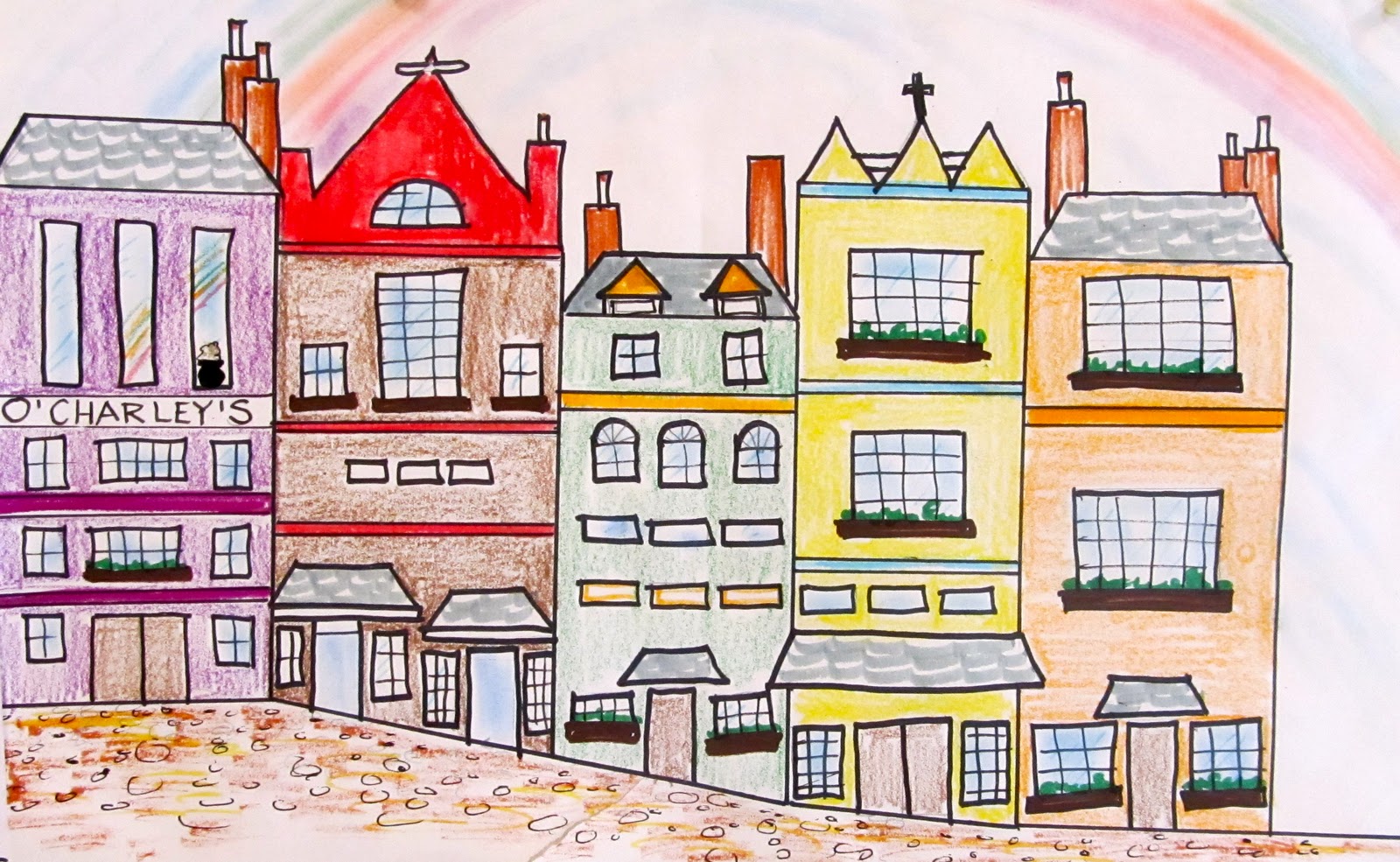 1600x985 st patricks day - Street Scene Drawing