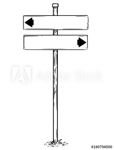 379x500 drawing of arrow empty blank traffic sign - Street Sign Drawing
