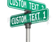 220x165 street clipart blank street sign - Street Sign Drawing