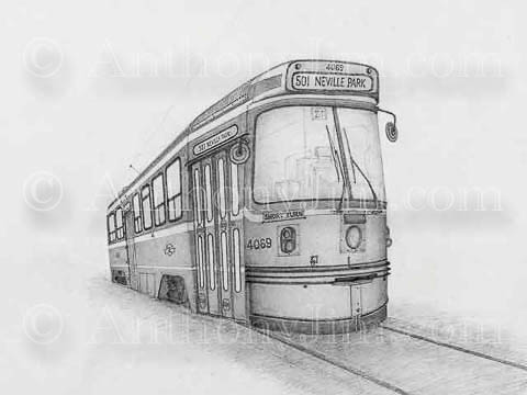480x360 the c l r v streetcar - Streetcar Drawing