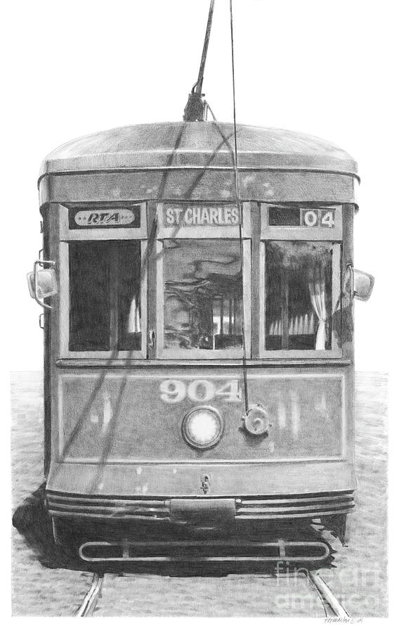 575x900 st charles streetcar drawing - Streetcar Drawing
