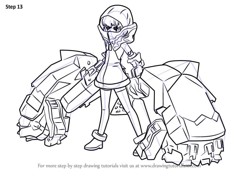 846x600 learn how to draw strength from black rock shooter - Strength Drawing