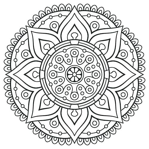 500x500 stress relief coloring pages fantasy free with regard - Stress Free Drawing