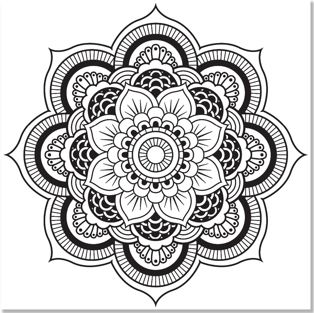 1000x996 Coloring Book Designs With Pages You Can Color On The Computer - Stress Relief Drawing