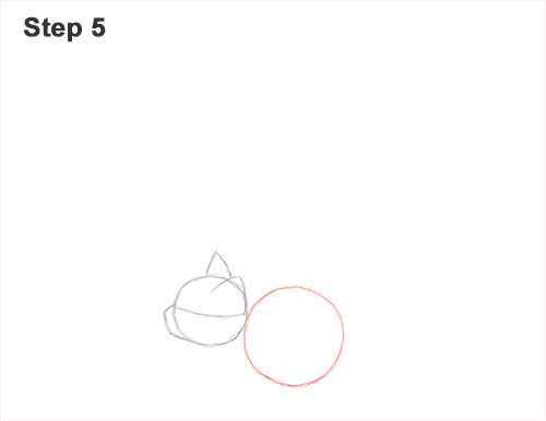 500x386 How To Draw A Cat - Stretch Drawing