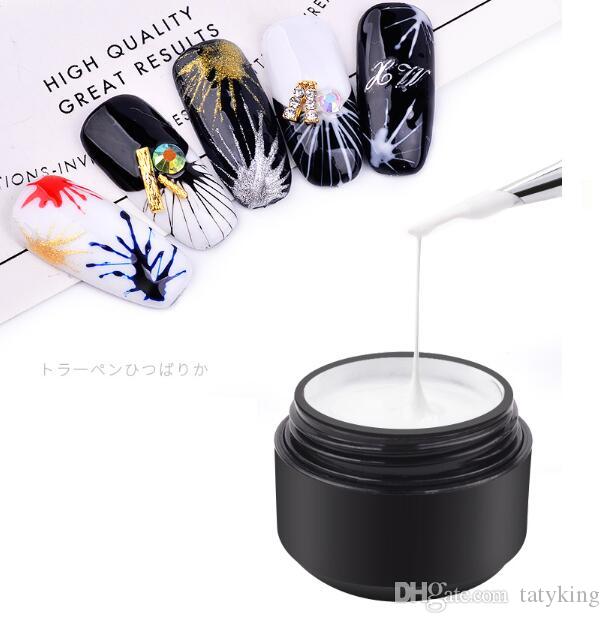 610x623 Tatyking New Nail Art Stretch Drawing Nail Oil Gelatin Uv Gel - Stretch Drawing