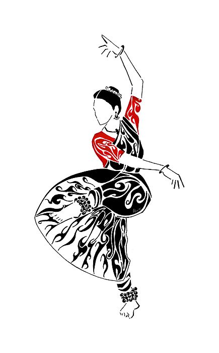 435x700 title strike a pose artist anushree santhosh medium painting - Strike Drawing