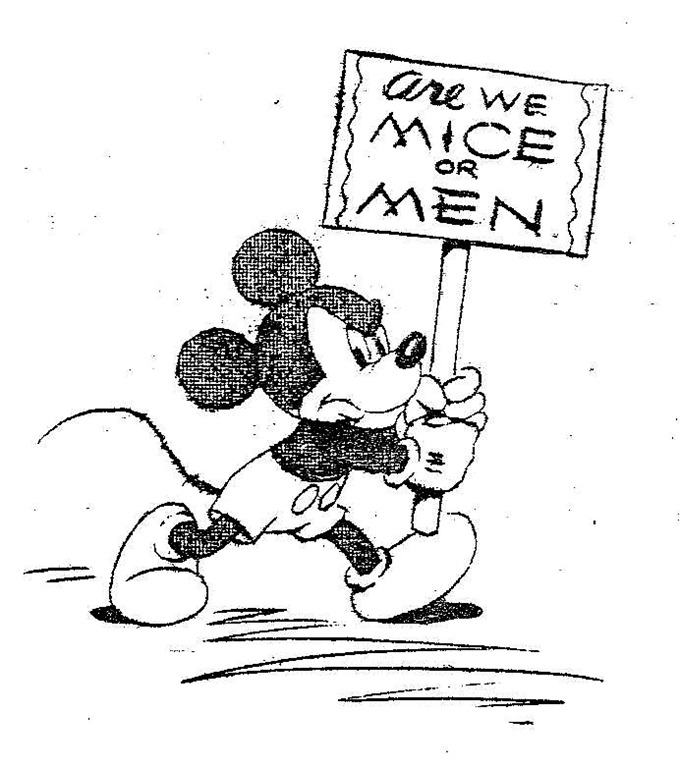 680x768 university of walt disney the mouse on strike part - Strike Drawing