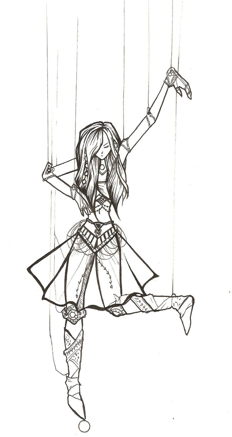 800x1508 string drawing pupet for free download - String Drawing