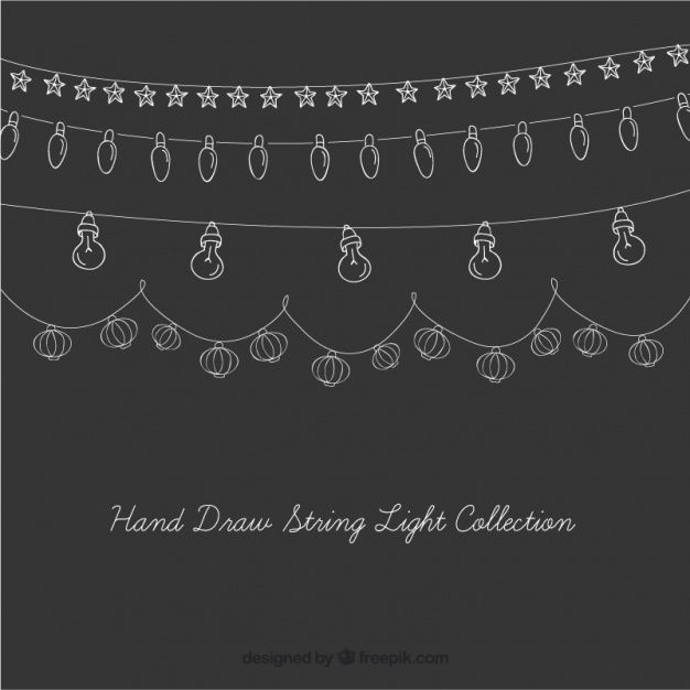 String Lights Drawing at Explore collection of