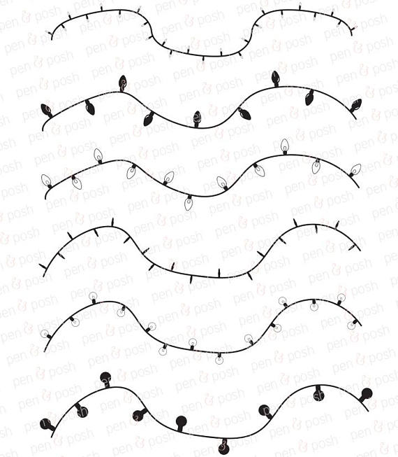 570x653 String Drawing Free Download - String Lights Drawing
